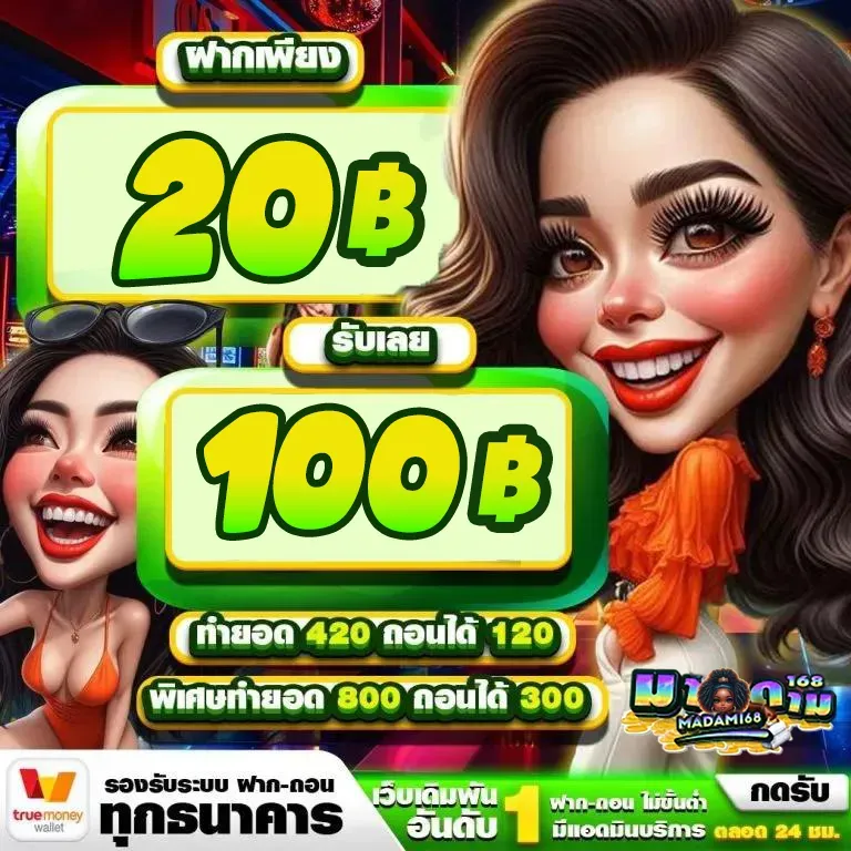 MADAM168 สล็อตออนไลน์ เกมยอดนิยม